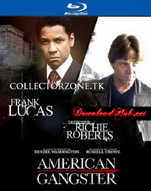 Poster Of American Gangster (2007) In Hindi English Dual Audio 300MB Compressed Small Size Pc Movie Free Download Only At downloadhub.in